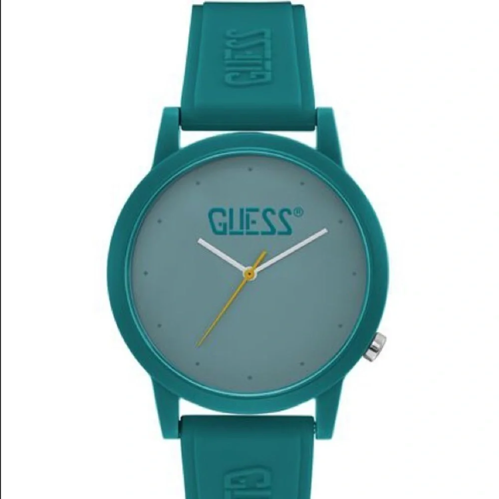 GUESS Blue Case Turquoise Silicone UNISEX Watch